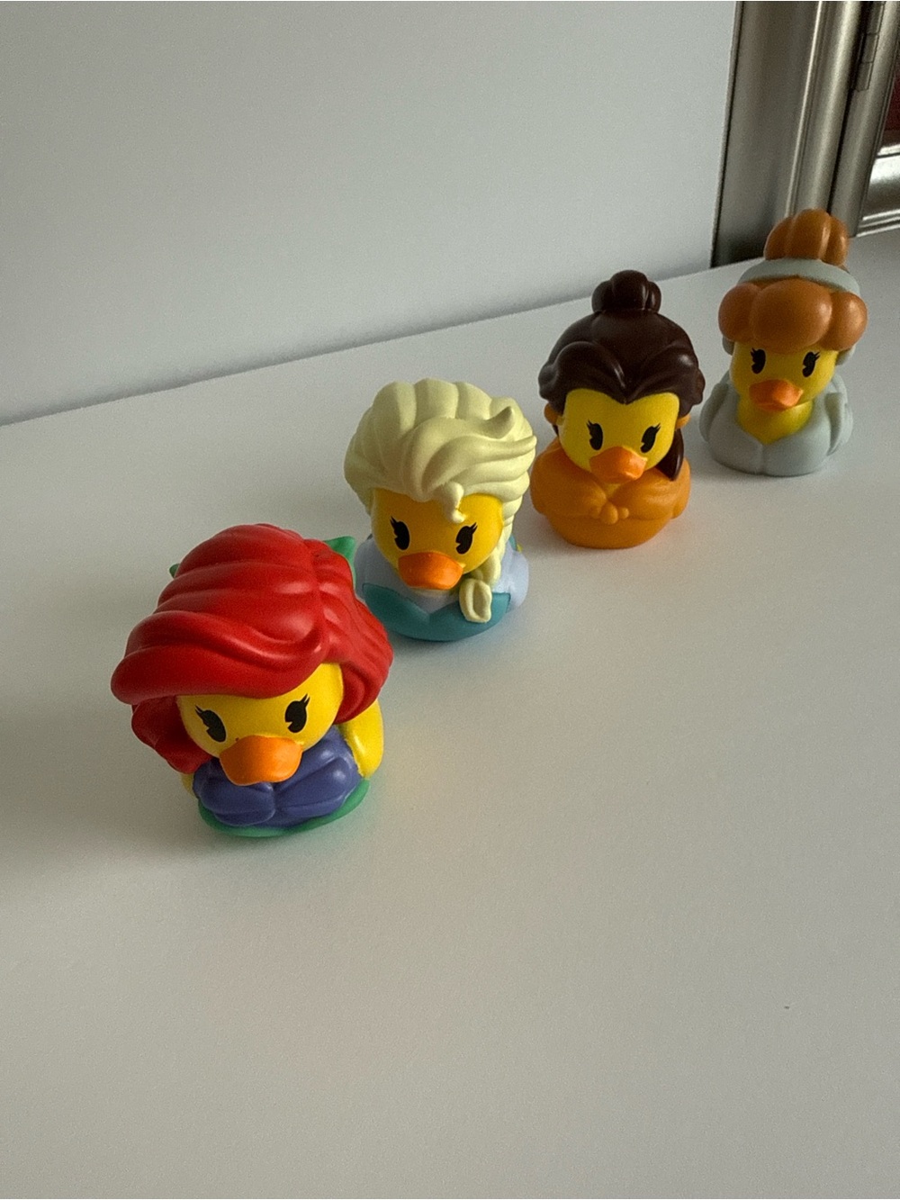 Disney Princess Rubber Duck Bundle Ariel Elsa Belle Cinderella Bath Toy